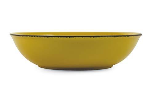 Insalatiera in gres colore giallo 28 cm ciotola per insalata - Dolci pensieri gift
