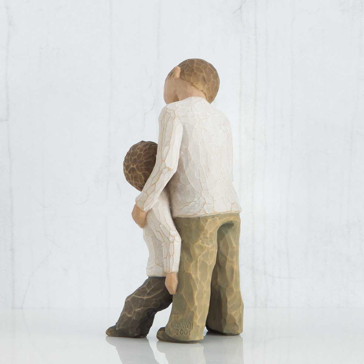 Statuetta Willow Tree h 12,5 cm effetto legno FRATELLI - Dolci pensieri gift